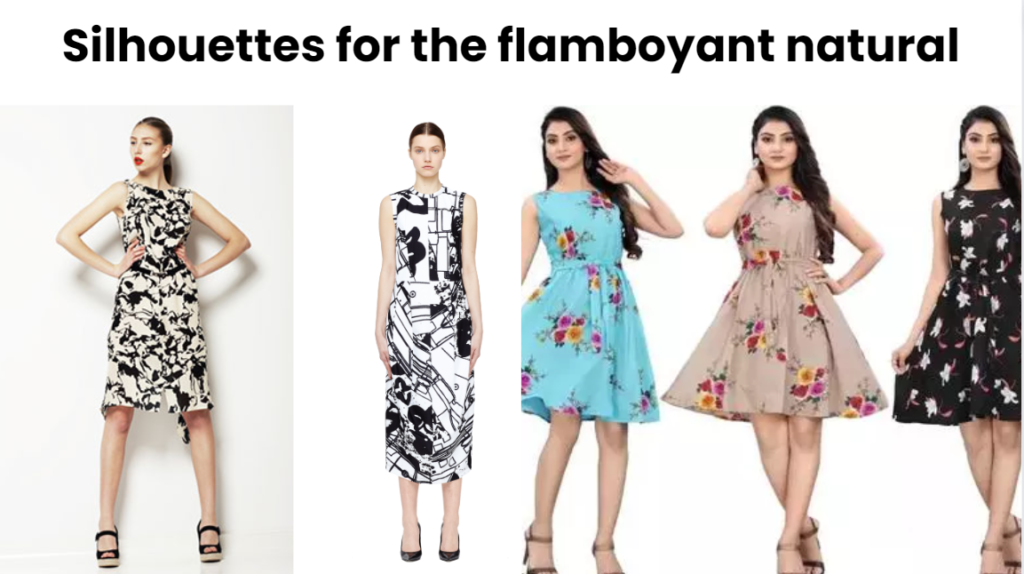 Silhouettes for Flamboyant Natural Body Type
